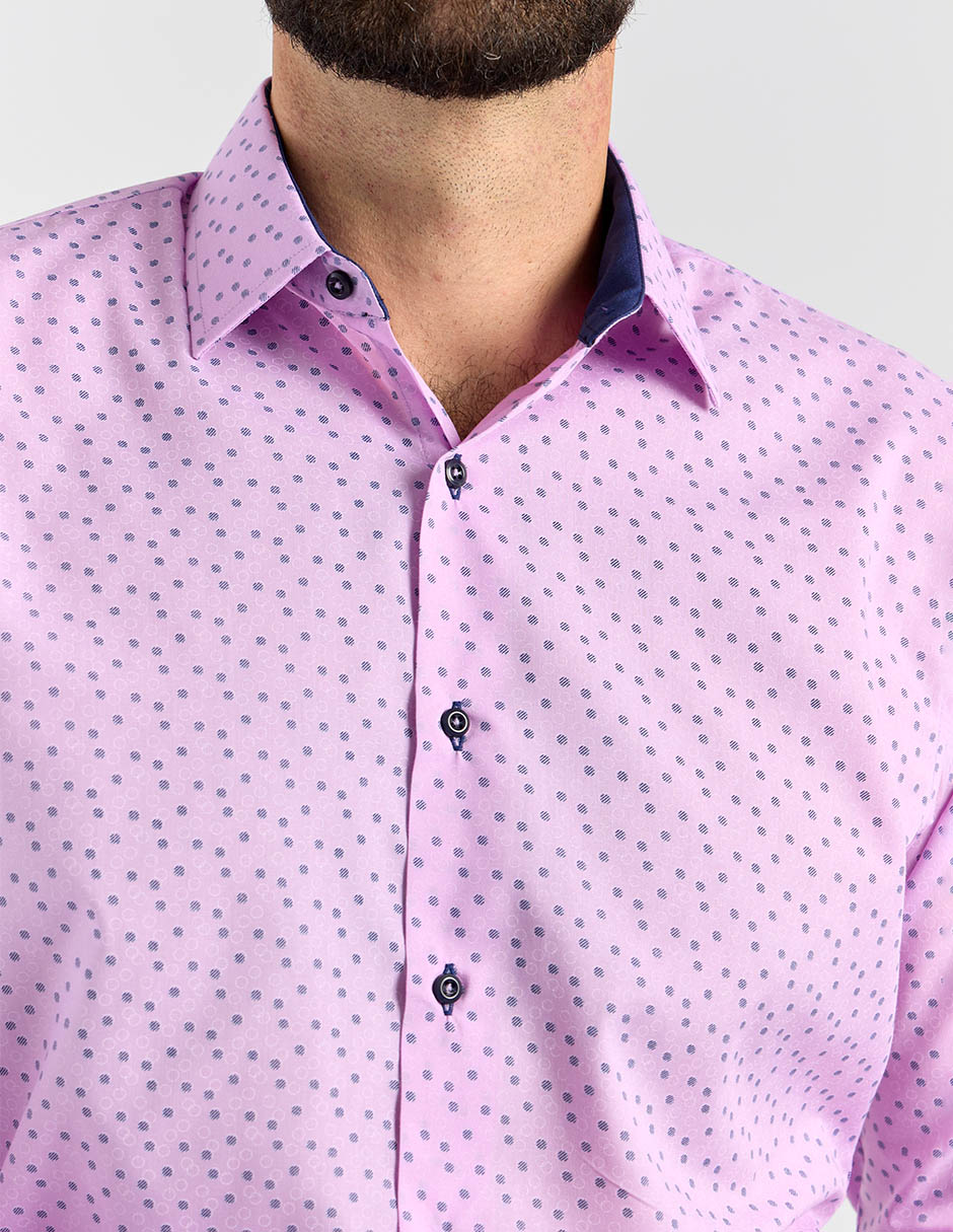 Camisa de vestir manga larga para hombre 4