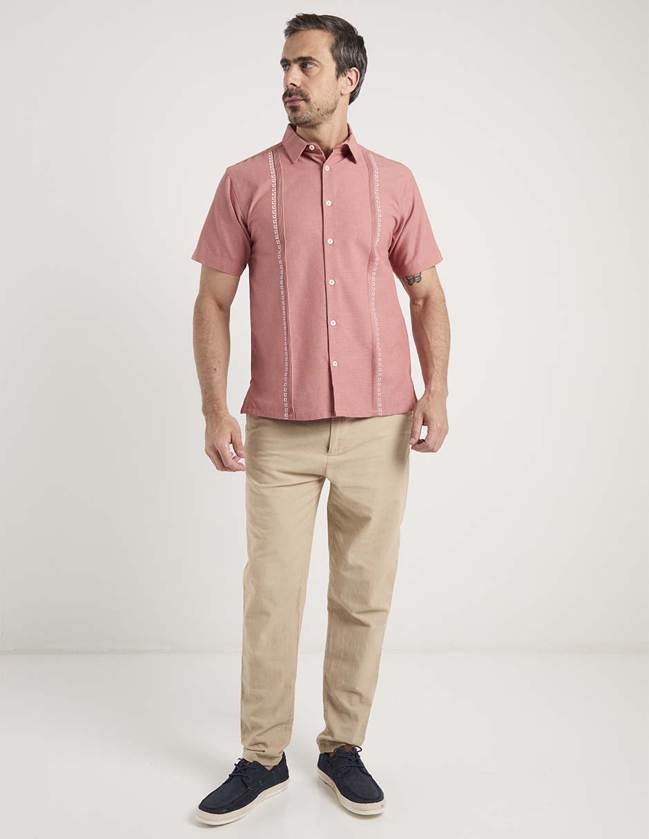 Camisa casual manga corta para hombre 3