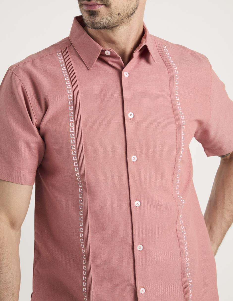 Camisa casual manga corta para hombre 4