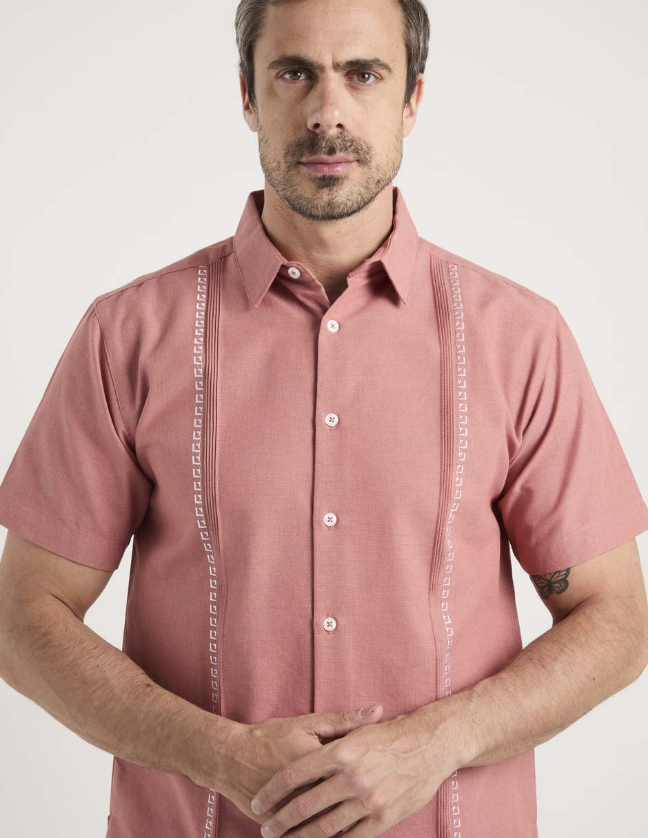 Camisa casual manga corta para hombre 5