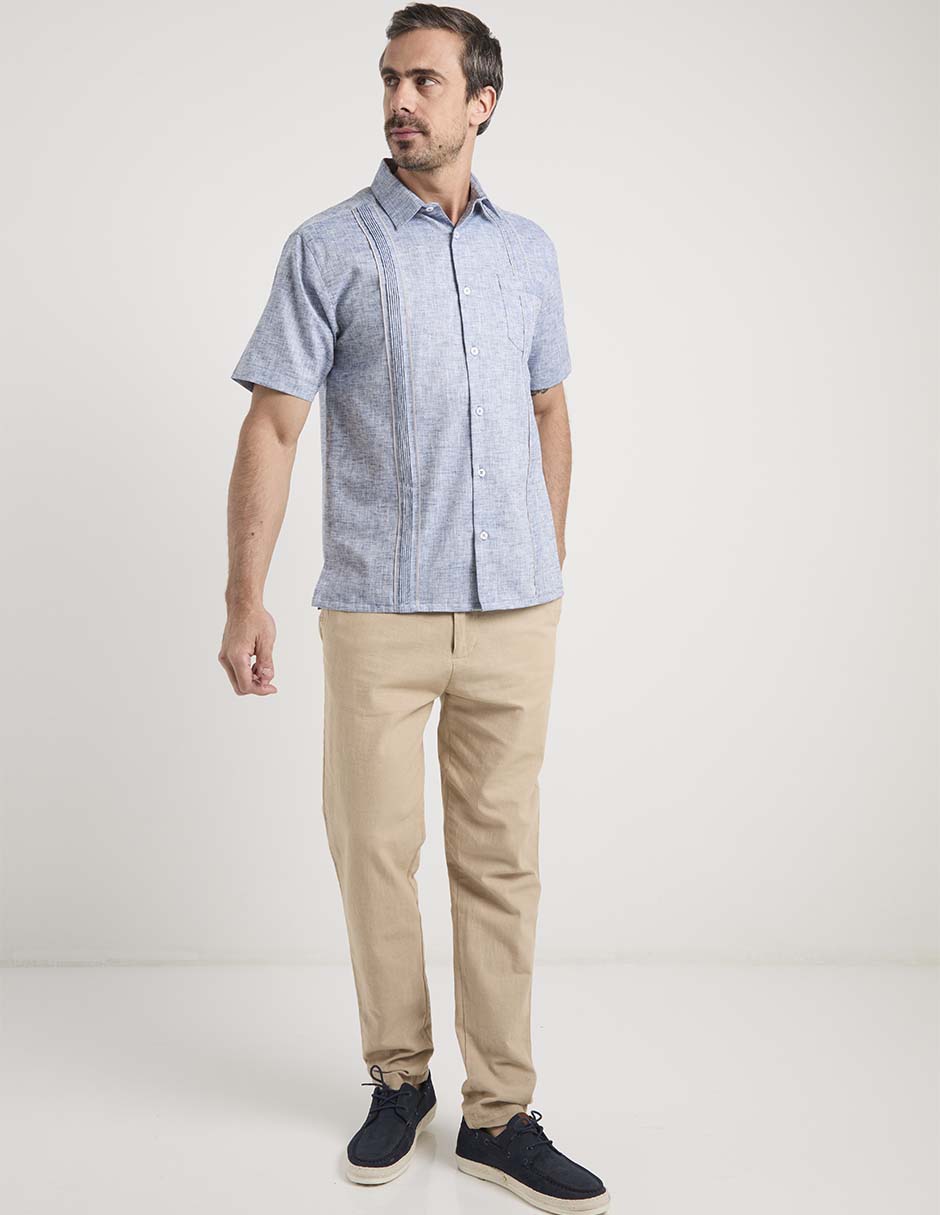 Guayabera manga corta para hombre 3