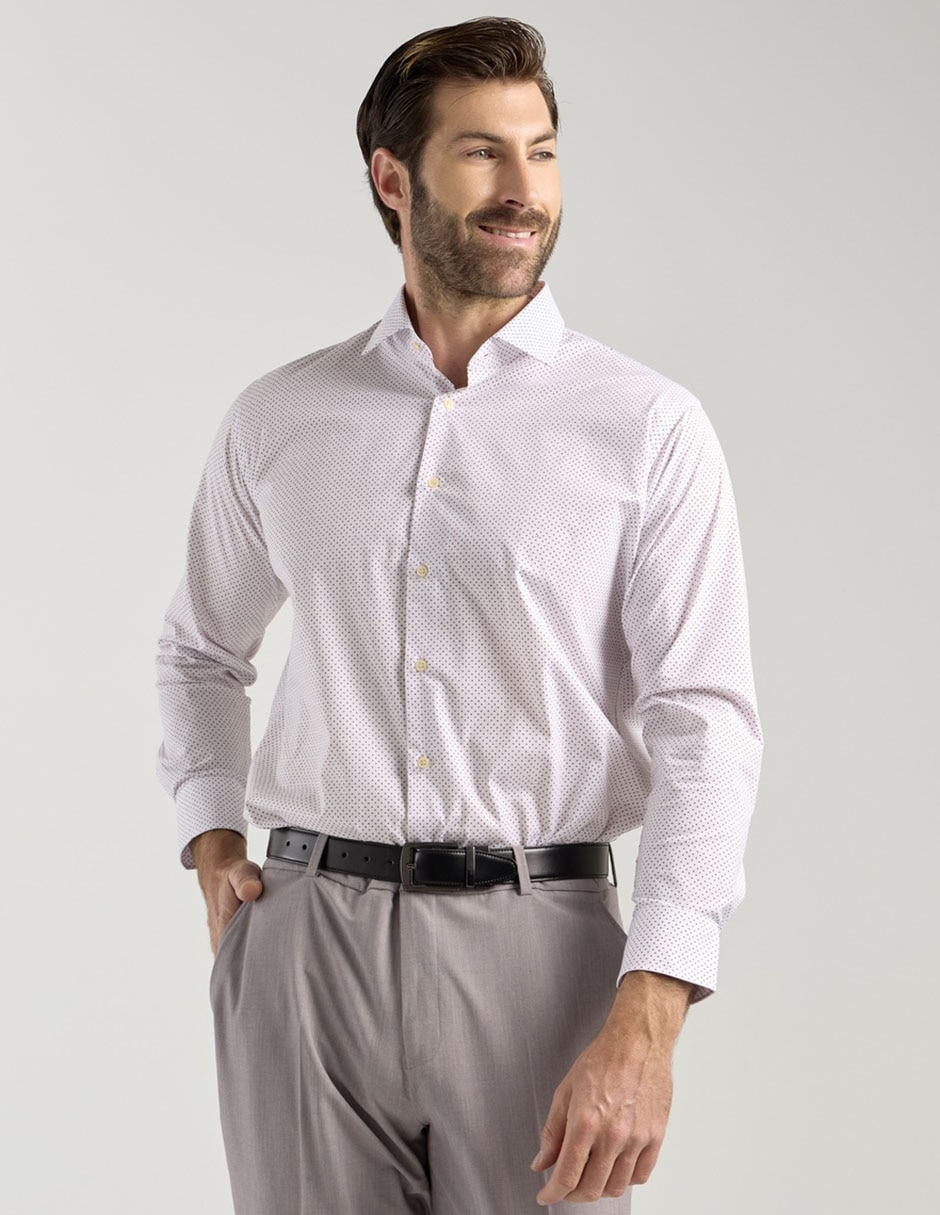 Camisa de vestir manga larga para hombre