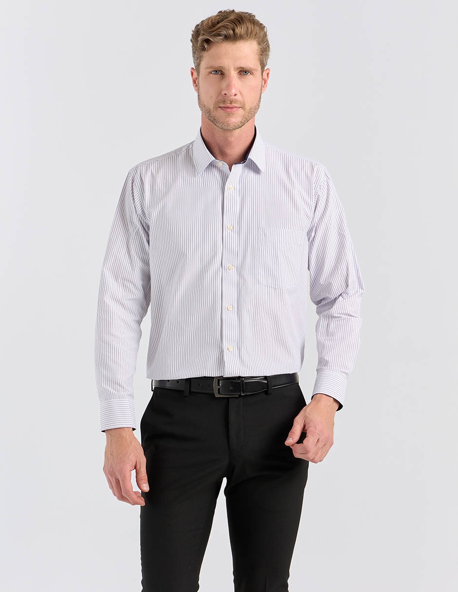 Camisa de vestir manga larga para hombre Camisa de vestir manga larga para hombre