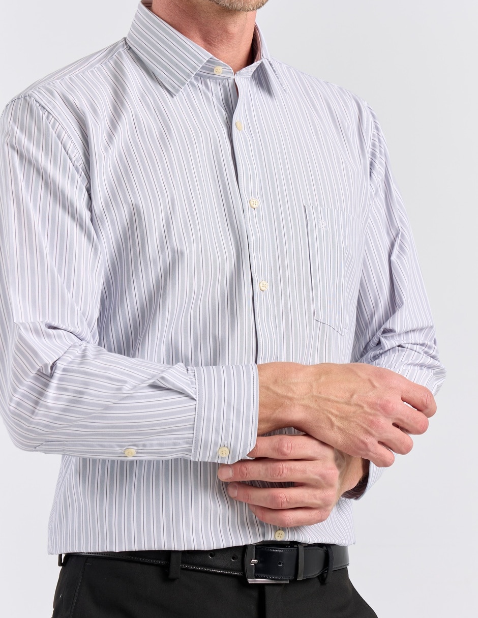 Camisa de vestir manga larga para hombre 4