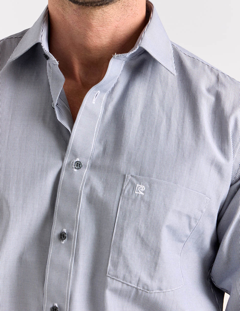 Camisa casual manga larga para hombre 4