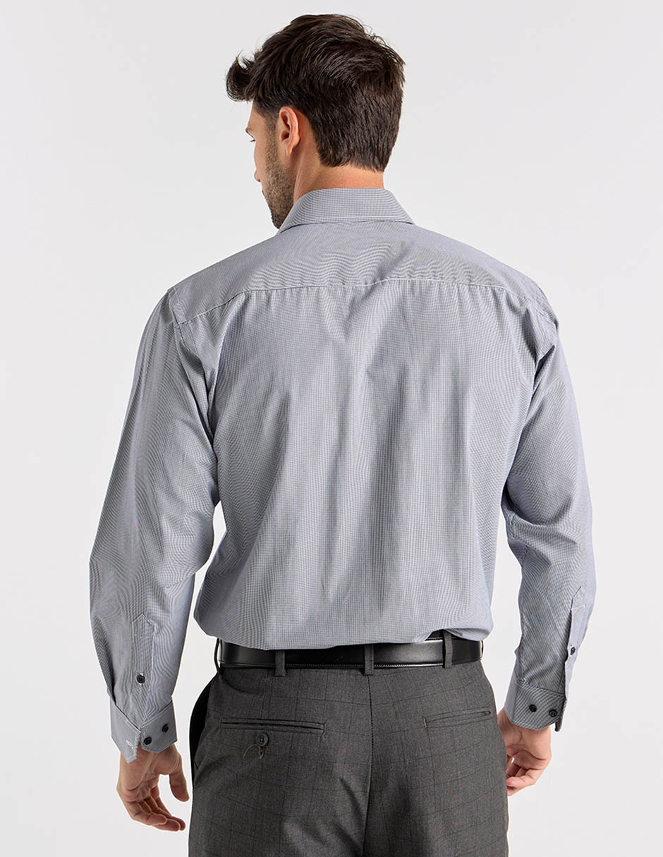 Camisa casual manga larga para hombre 6