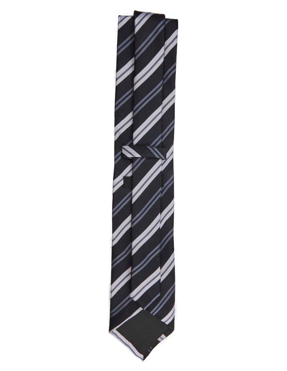 Corbata regular estampado a rayas para hombre