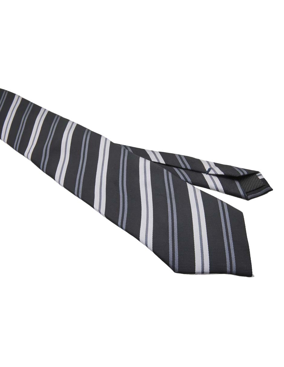 Corbata regular estampado a rayas para hombre