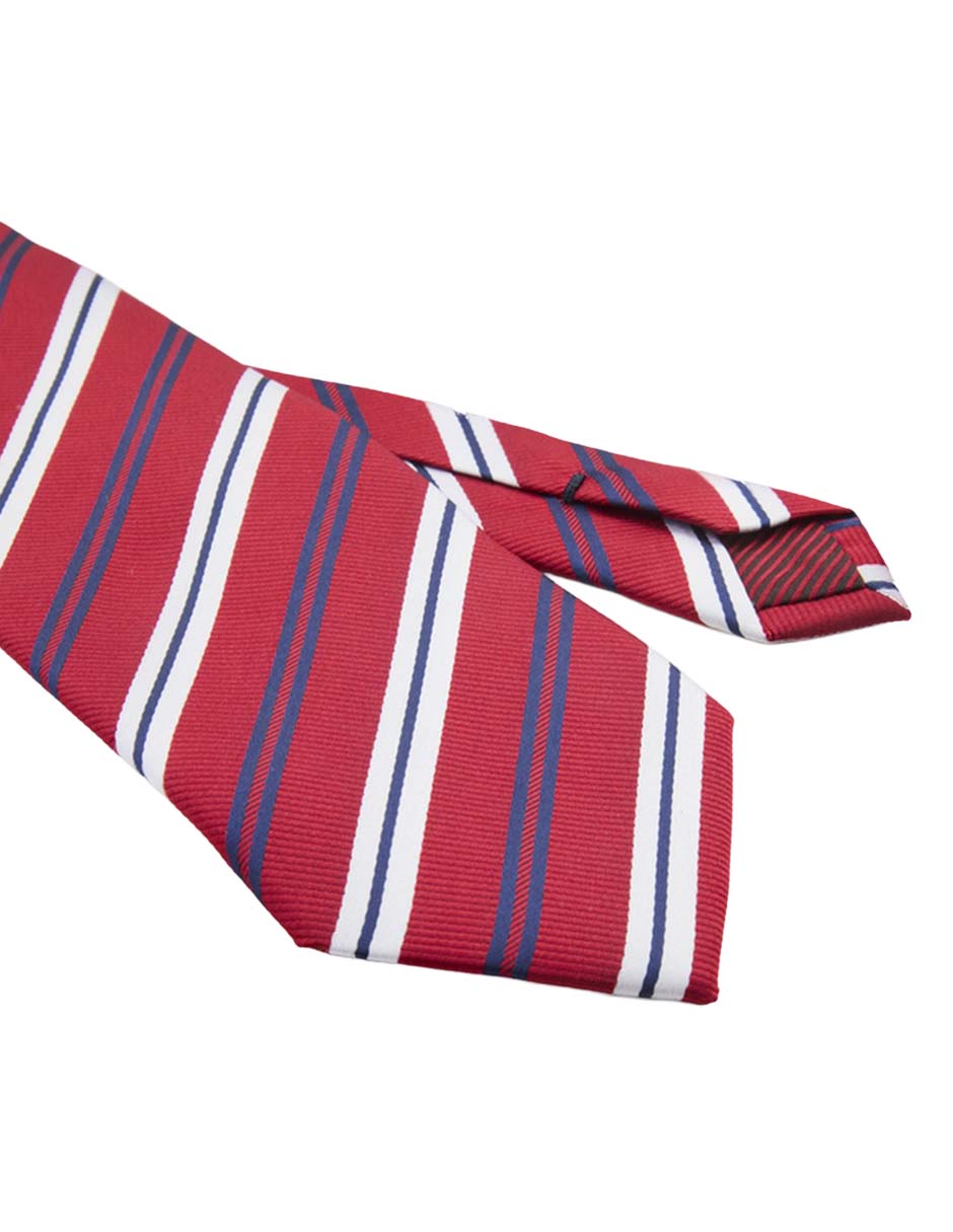 Corbata regular estampado a rayas para hombre 3