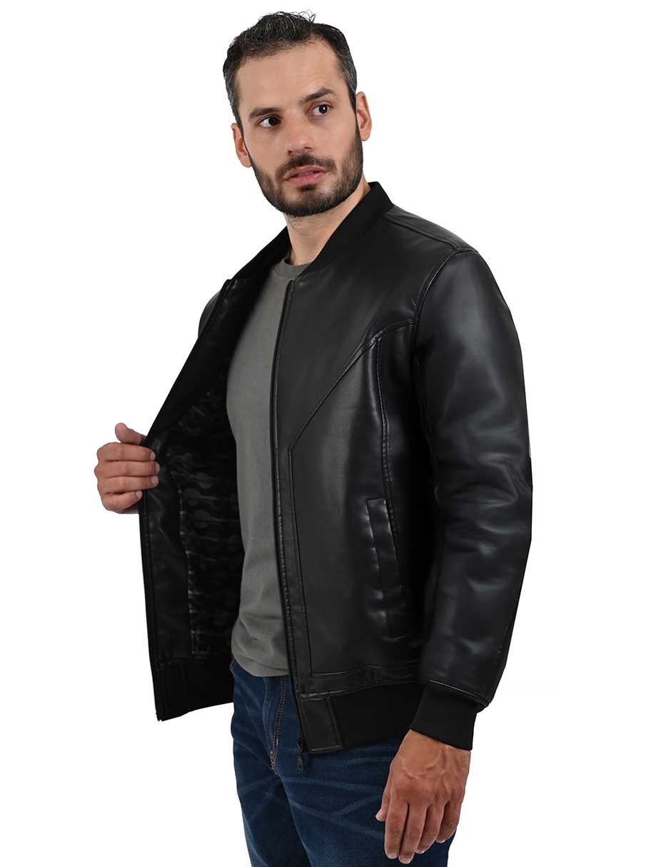 Chamarra bomber con bolsillos para hombre 4