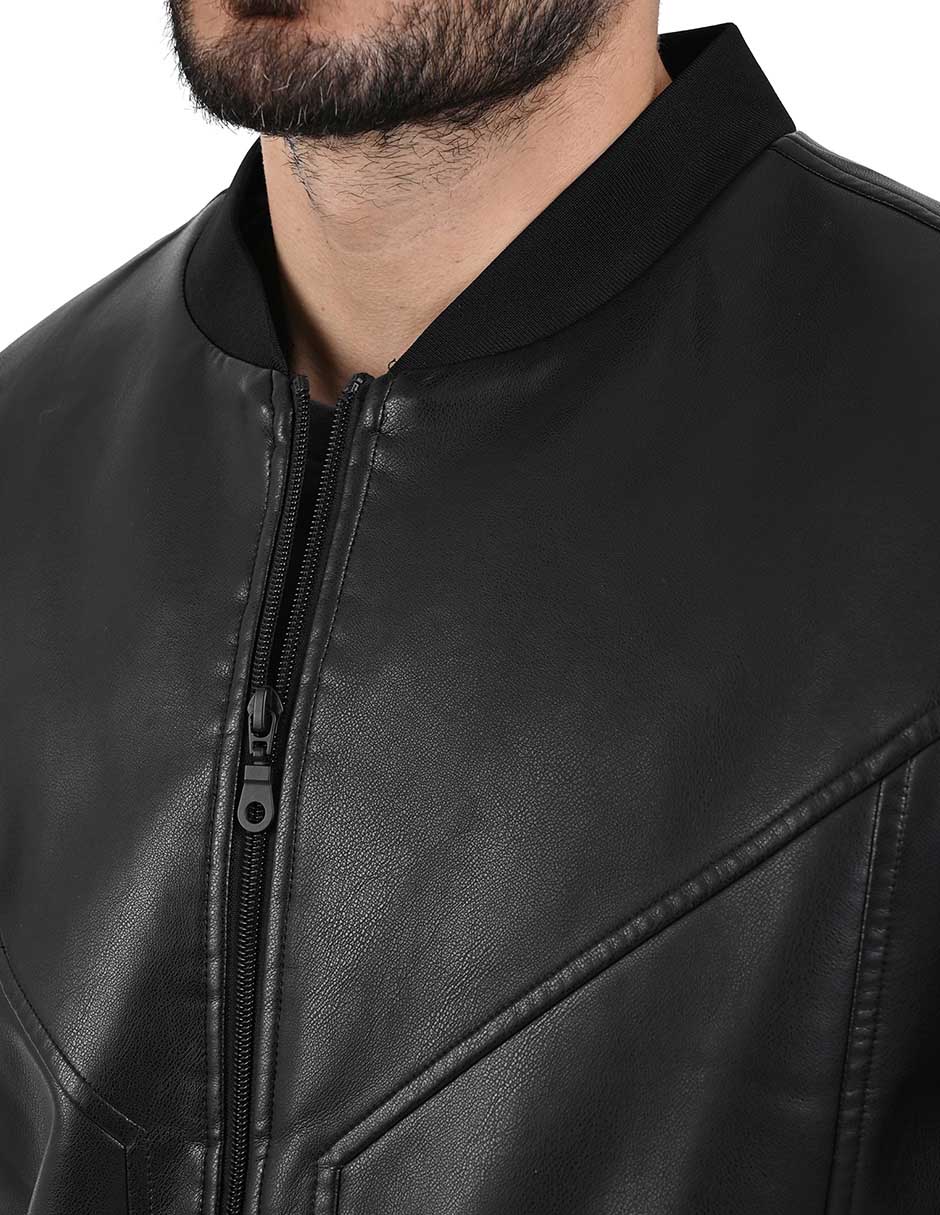 Chamarra bomber con bolsillos para hombre 5