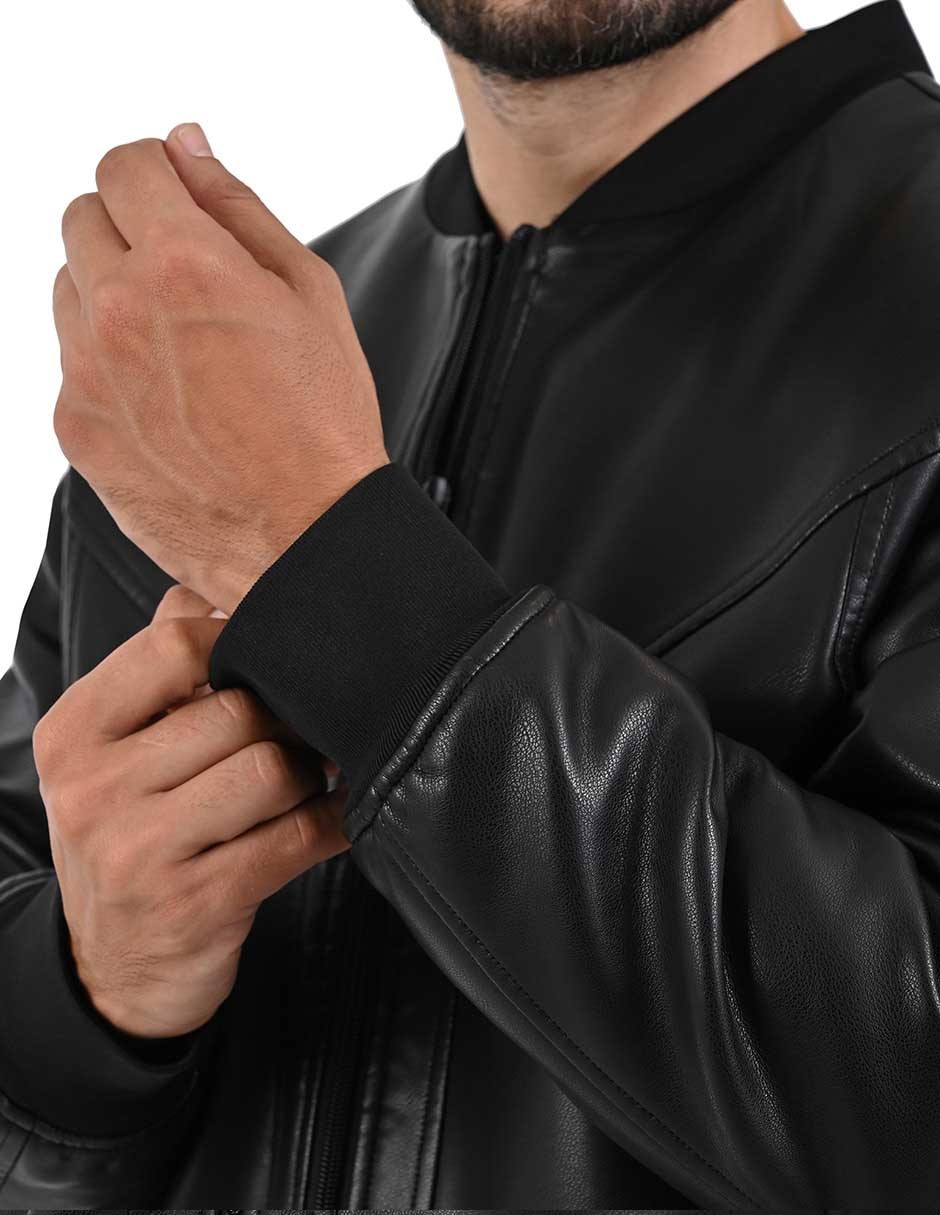 Chamarra bomber con bolsillos para hombre 6