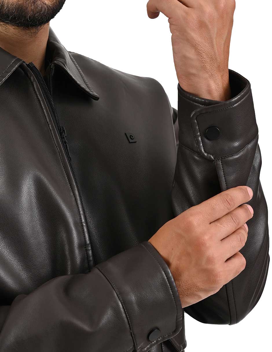 Chamarra casual impermeable con bolsillos para hombre 2