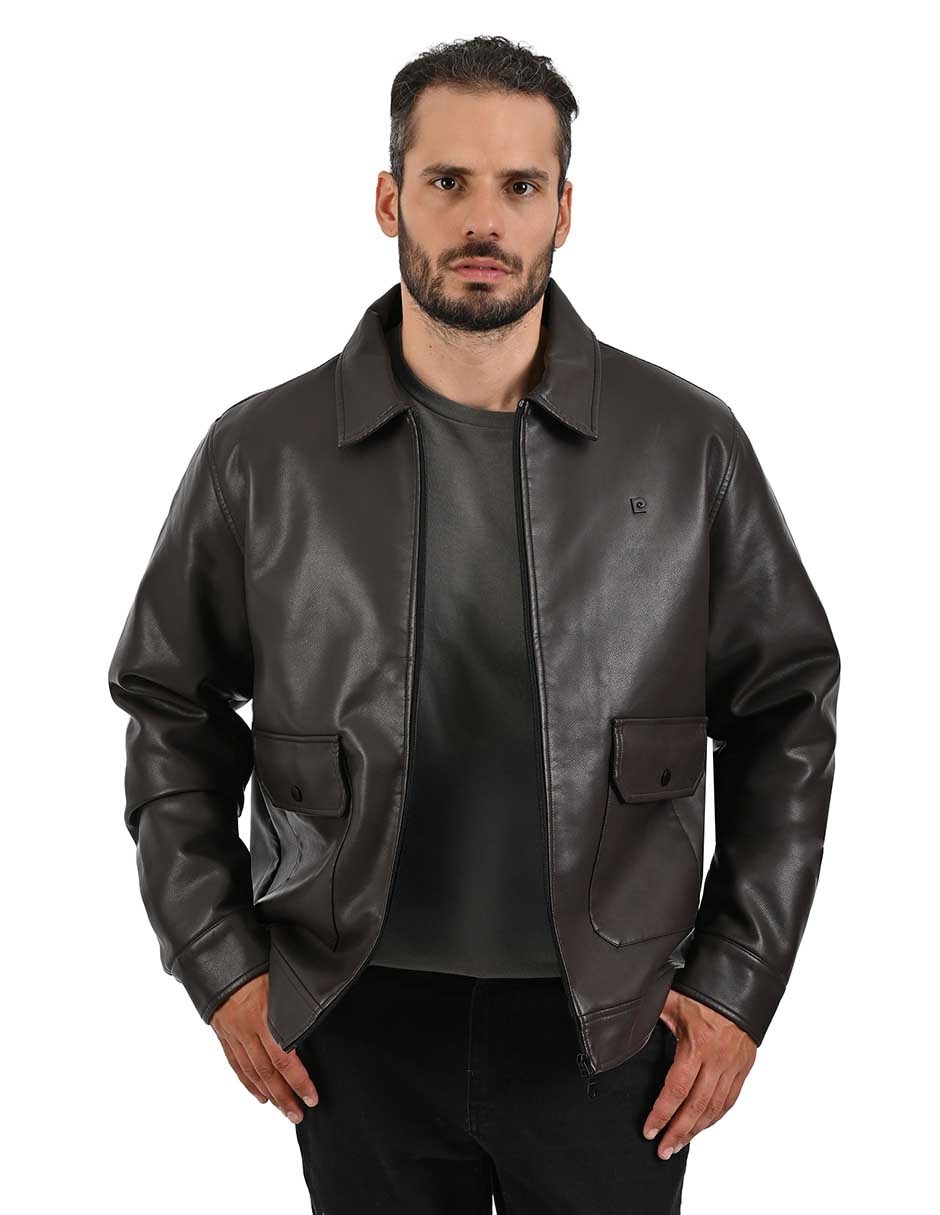 Chamarra casual impermeable con bolsillos para hombre 5
