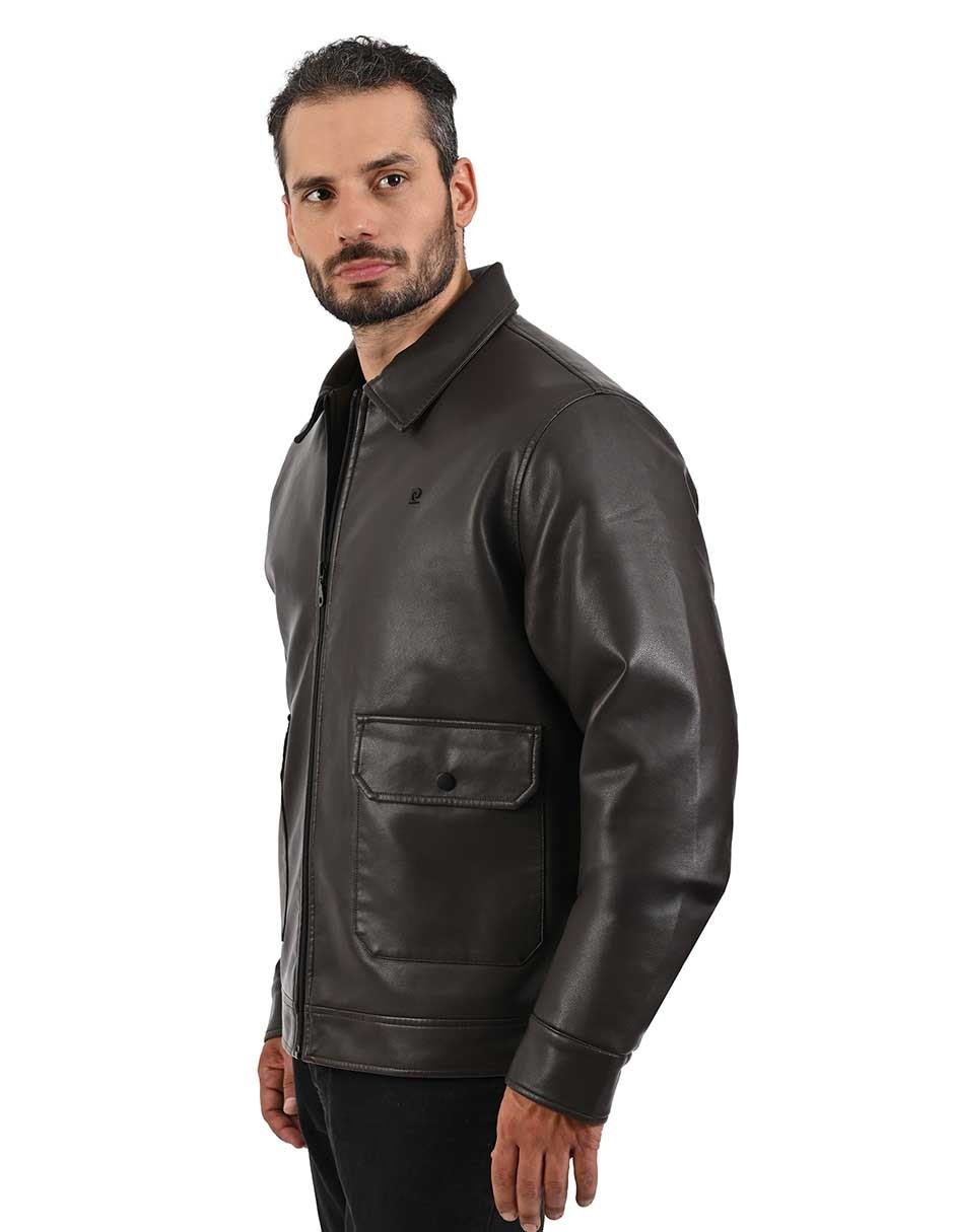 Chamarra casual impermeable con bolsillos para hombre 6