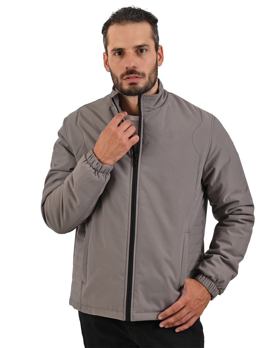 Chamarra acolchada con bolsillos para hombre Chamarra acolchada con bolsillos para hombre