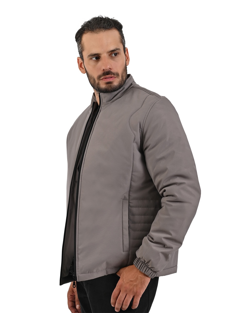 Chamarra acolchada con bolsillos para hombre 2