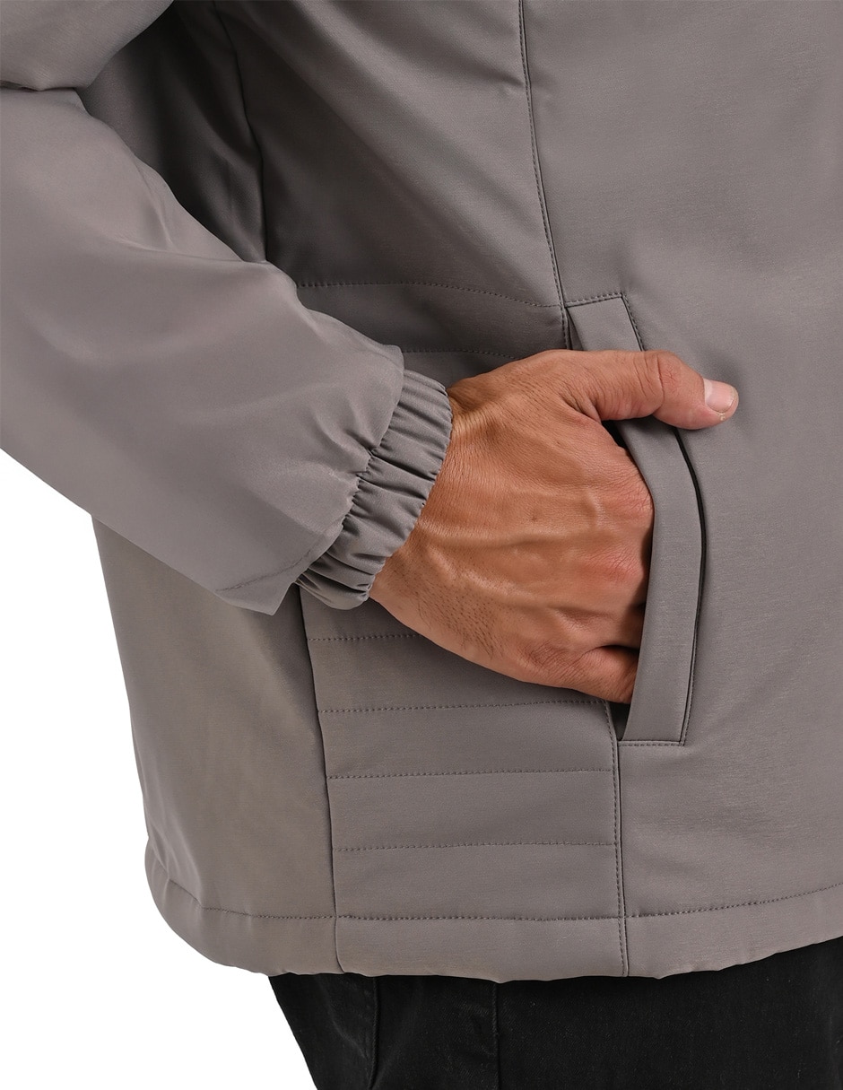 Chamarra acolchada con bolsillos para hombre 3