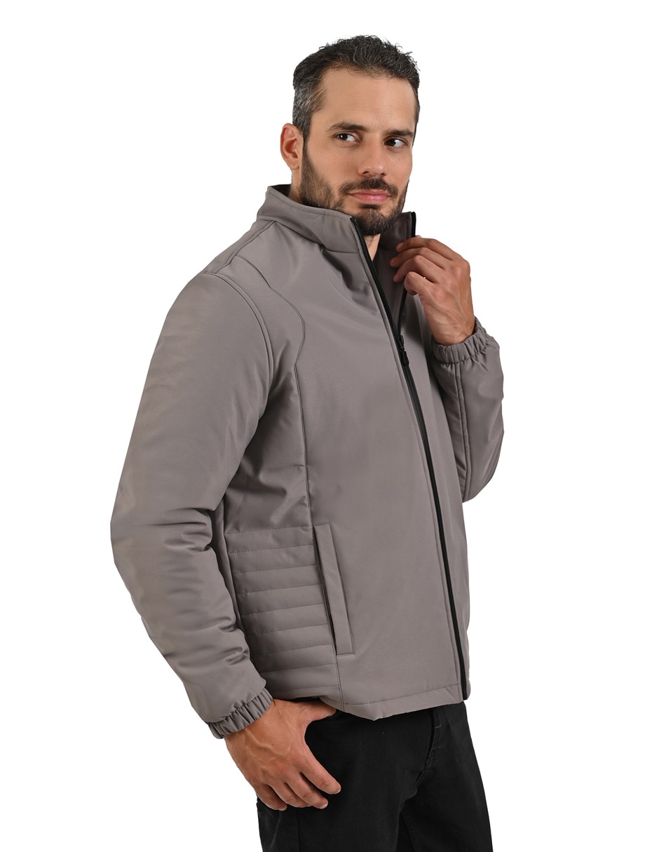 Chamarra acolchada con bolsillos para hombre 5