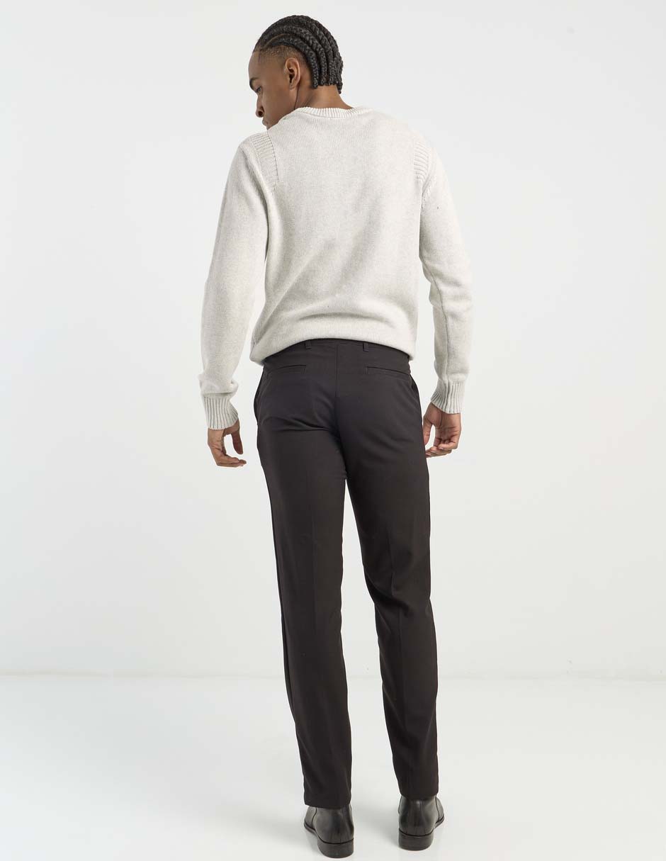 Pantalón de vestir straight de algodón para hombre 2