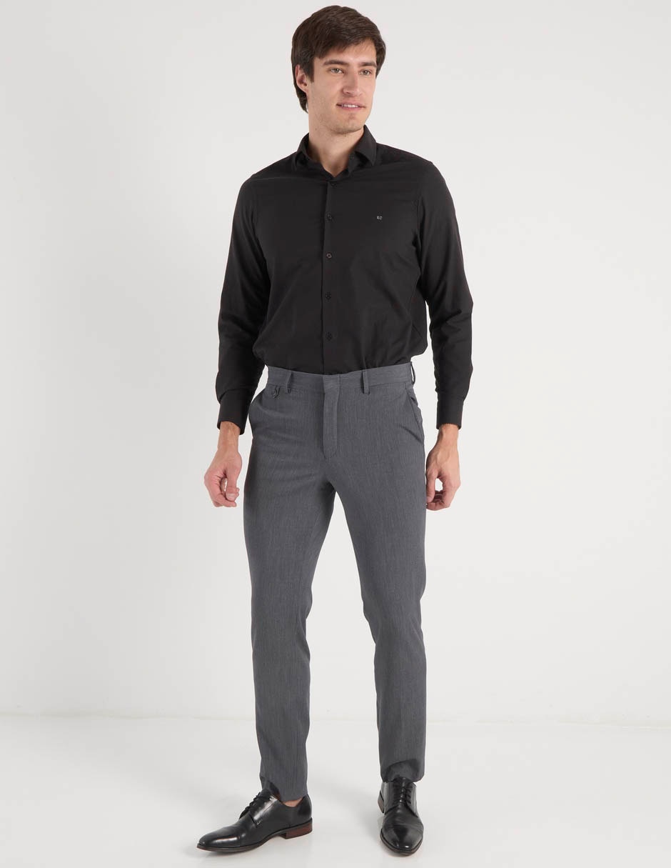 Pantalón de vestir straight para hombre 2
