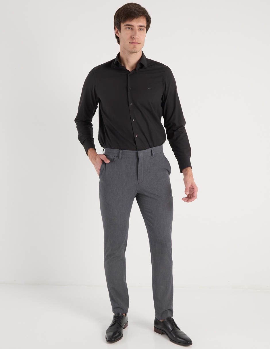 Pantalón de vestir straight para hombre 3