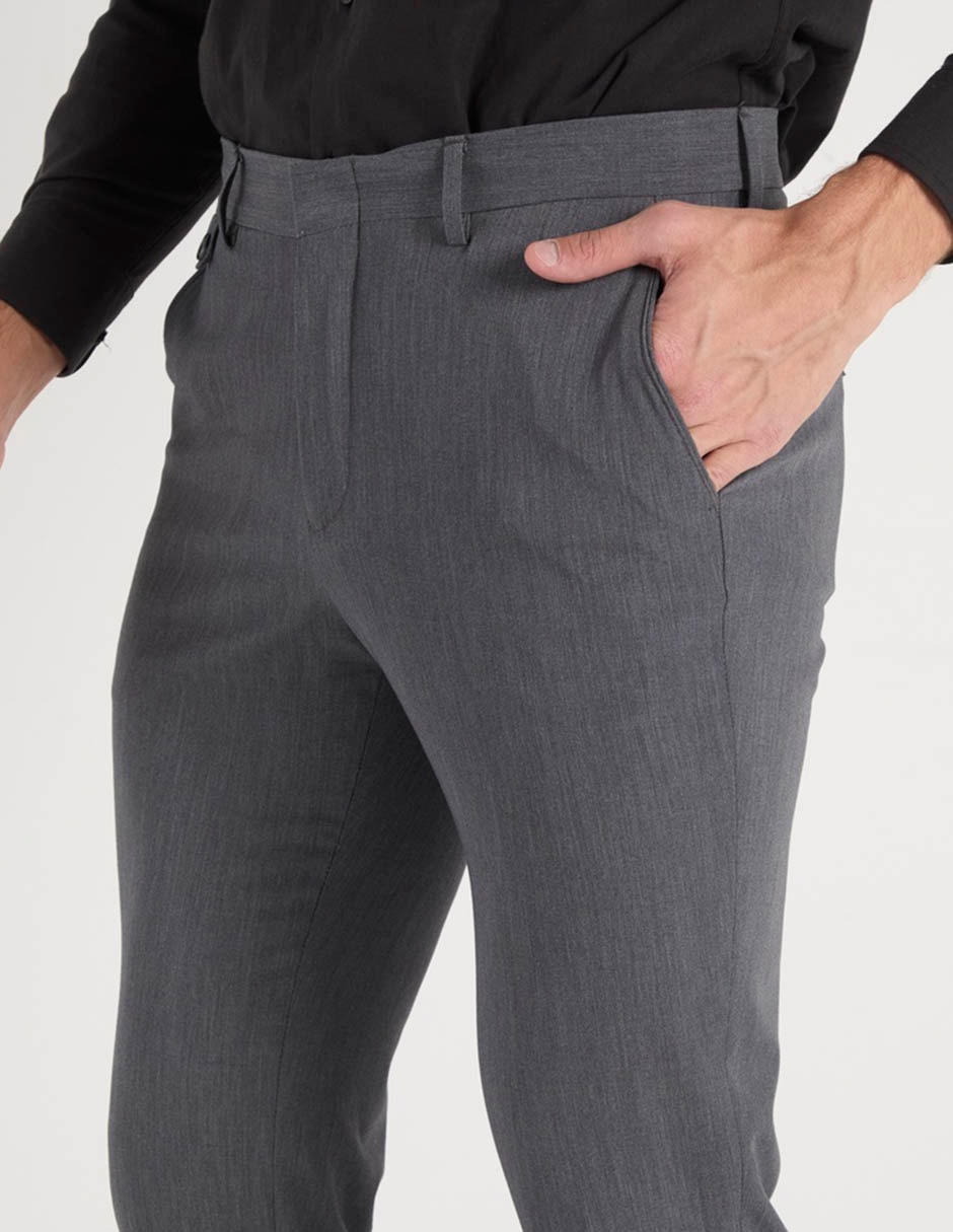 Pantalón de vestir straight para hombre 4