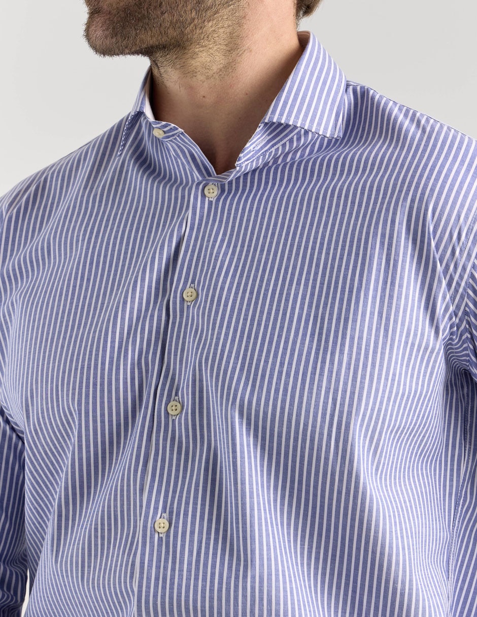 Camisa de vestir de algodón manga larga para hombre 4