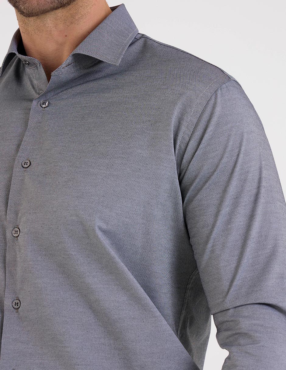 Camisa de vestir manga larga para hombre 4