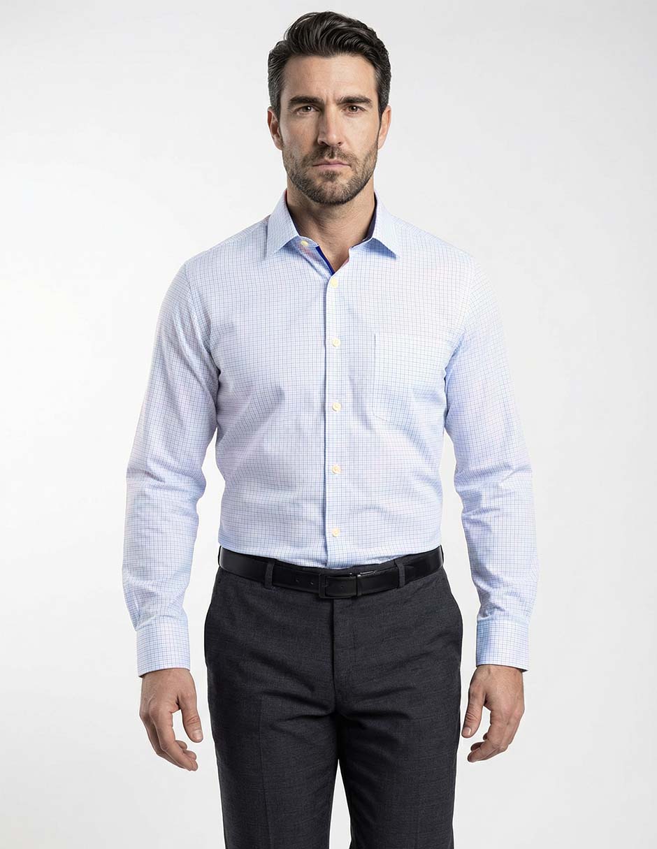 Camisa de vestir manga larga para hombre Camisa de vestir manga larga para hombre