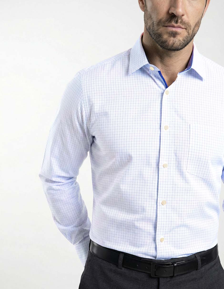 Camisa de vestir manga larga para hombre 4