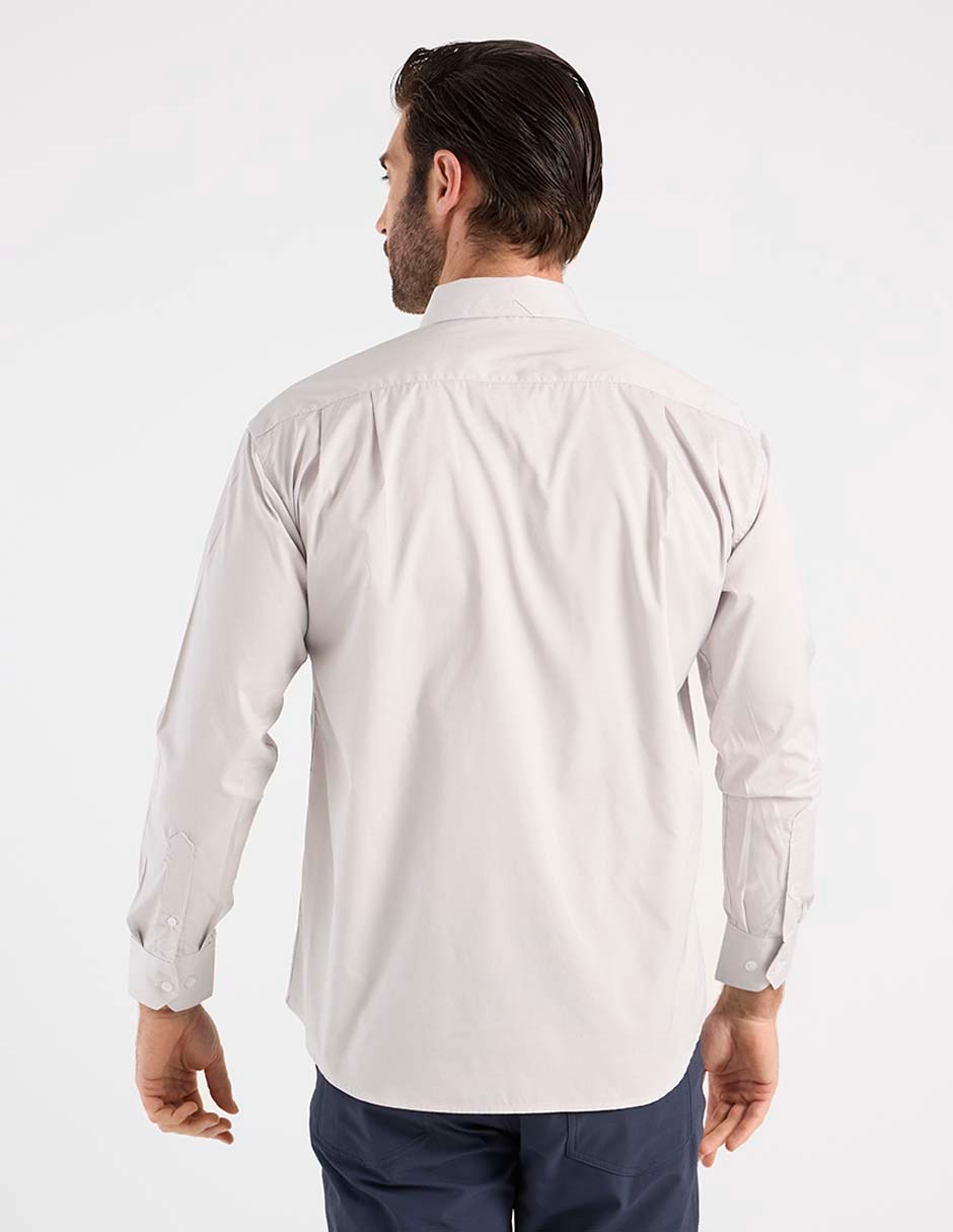 Camisa casual manga larga para hombre 2