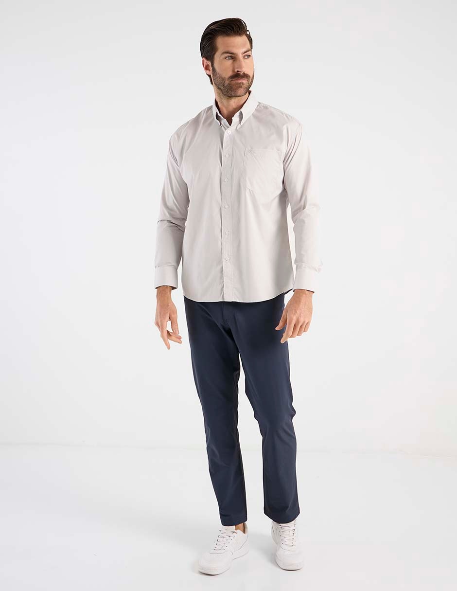 Camisa casual manga larga para hombre 3