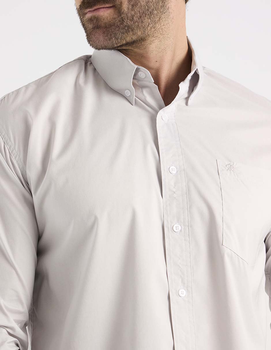 Camisa casual manga larga para hombre 4