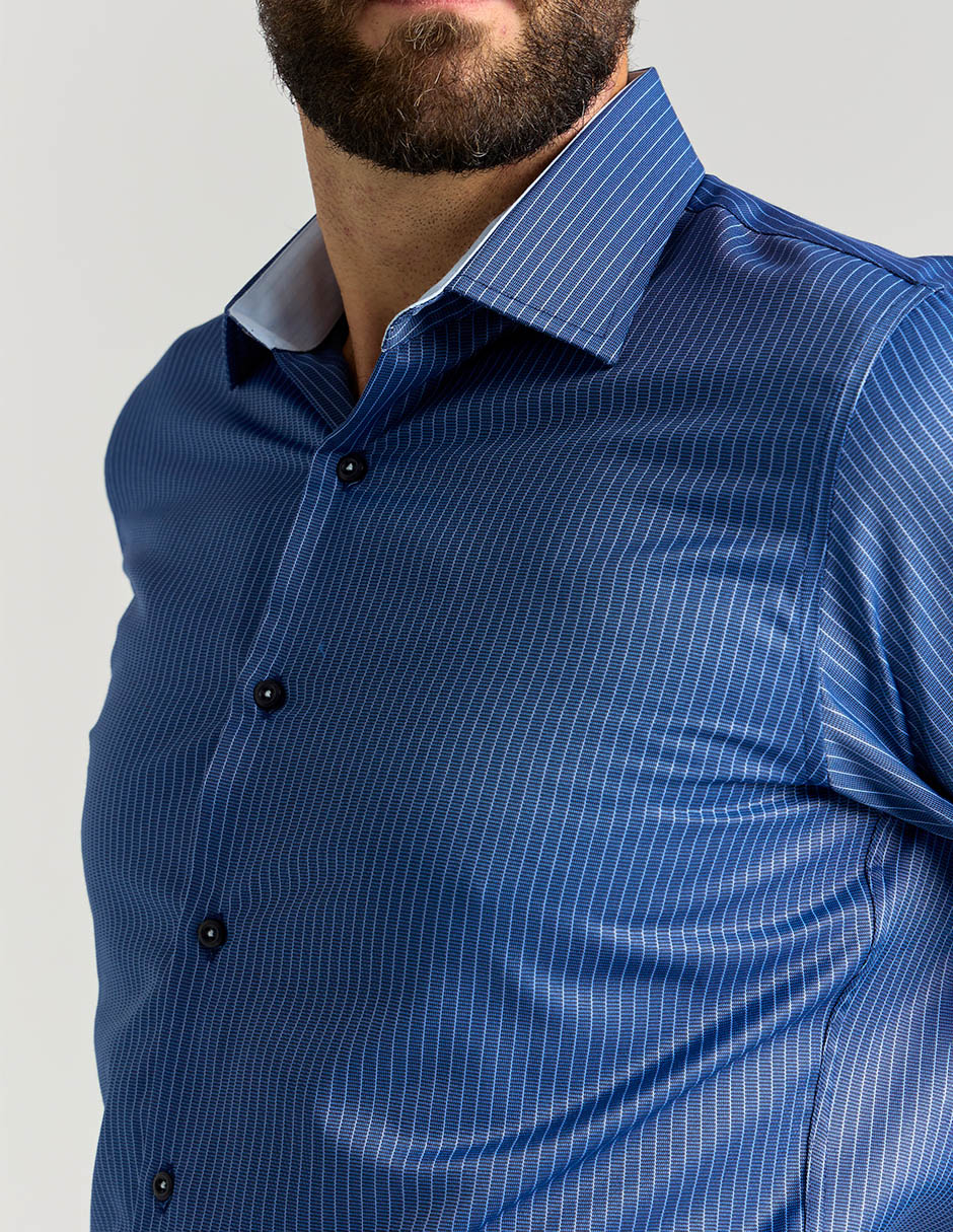 Camisa de vestir manga larga para hombre 4