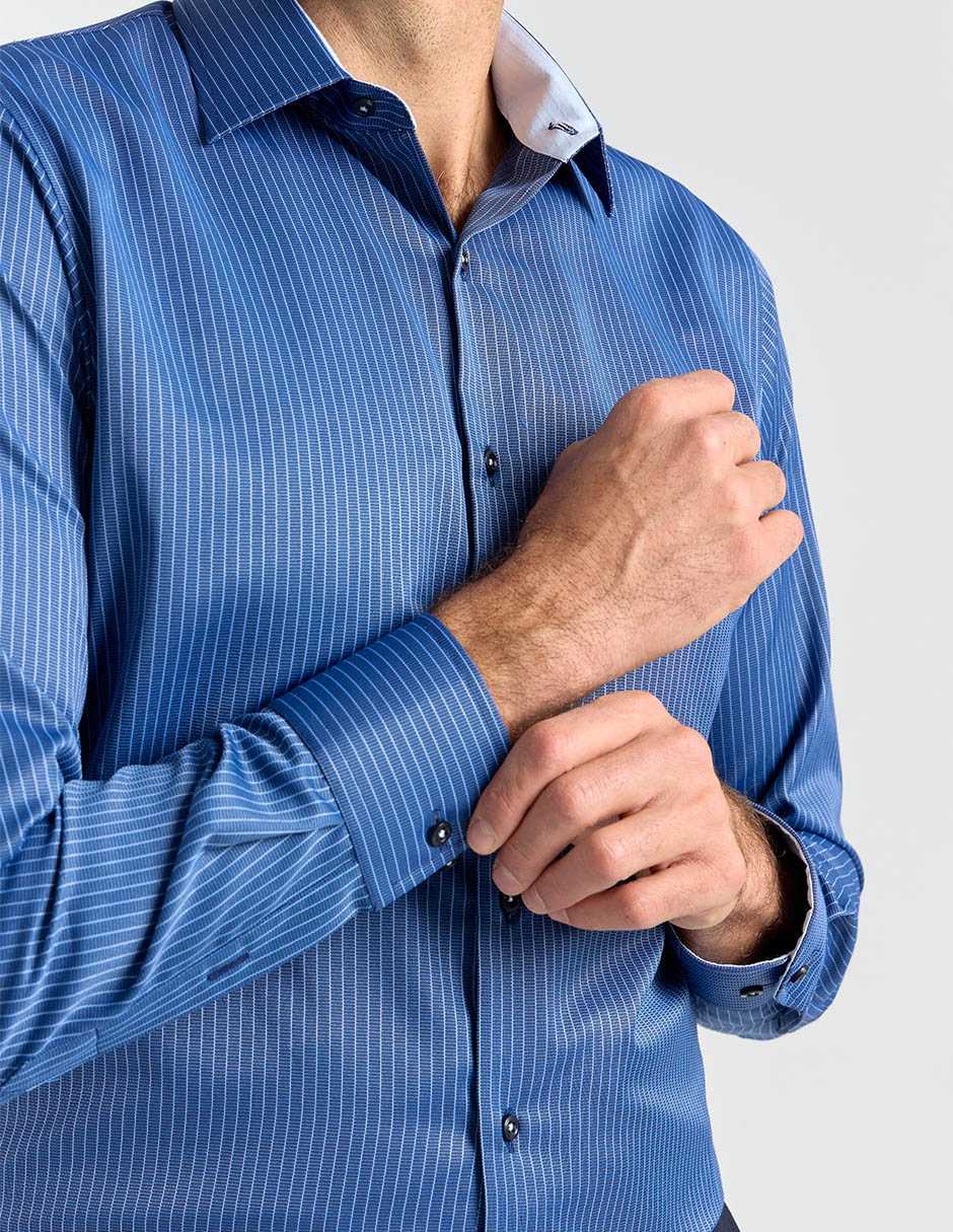 Camisa de vestir manga larga para hombre 5