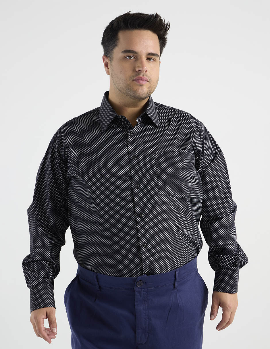 Camisa casual manga larga para hombre 2