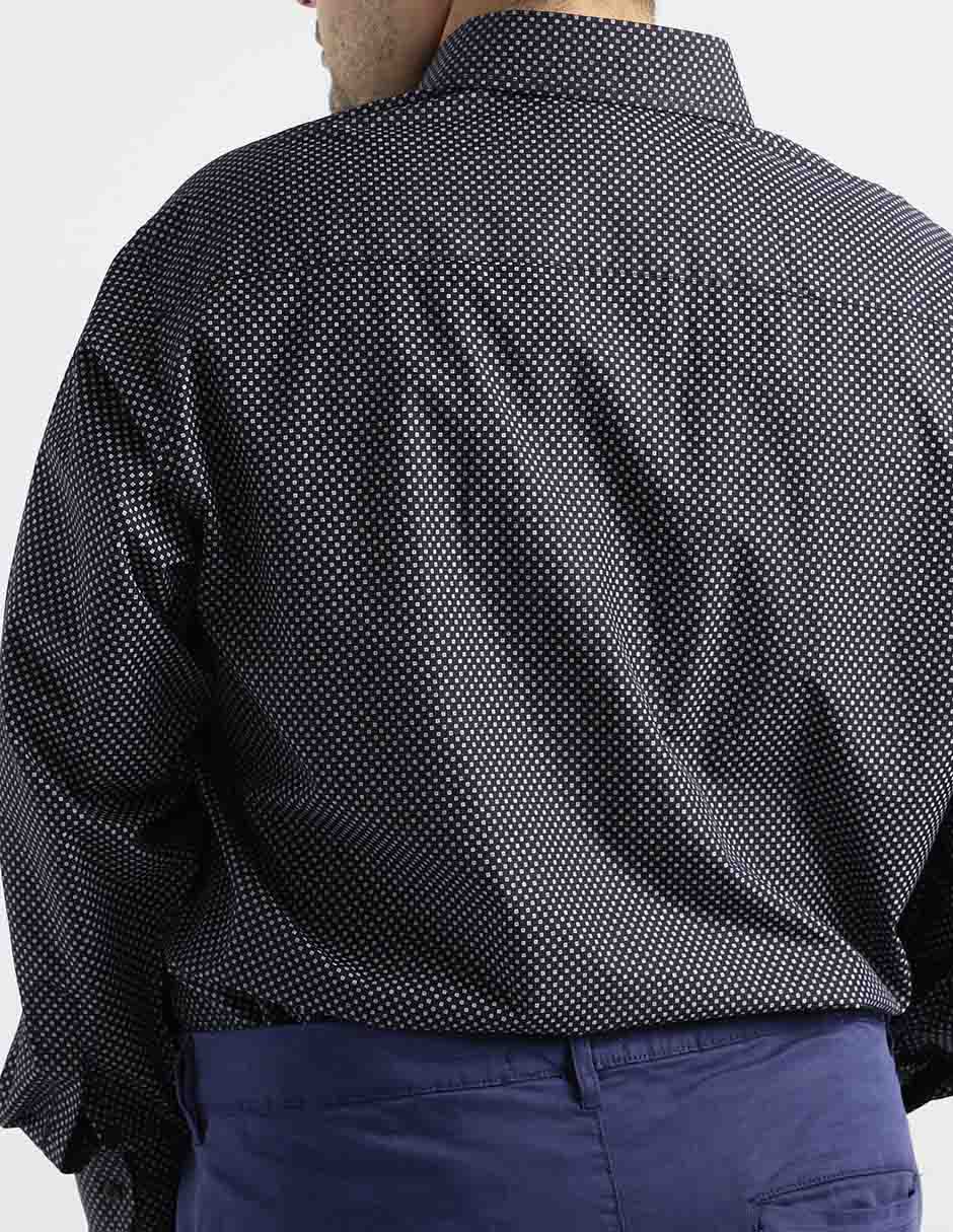 Camisa casual manga larga para hombre 5