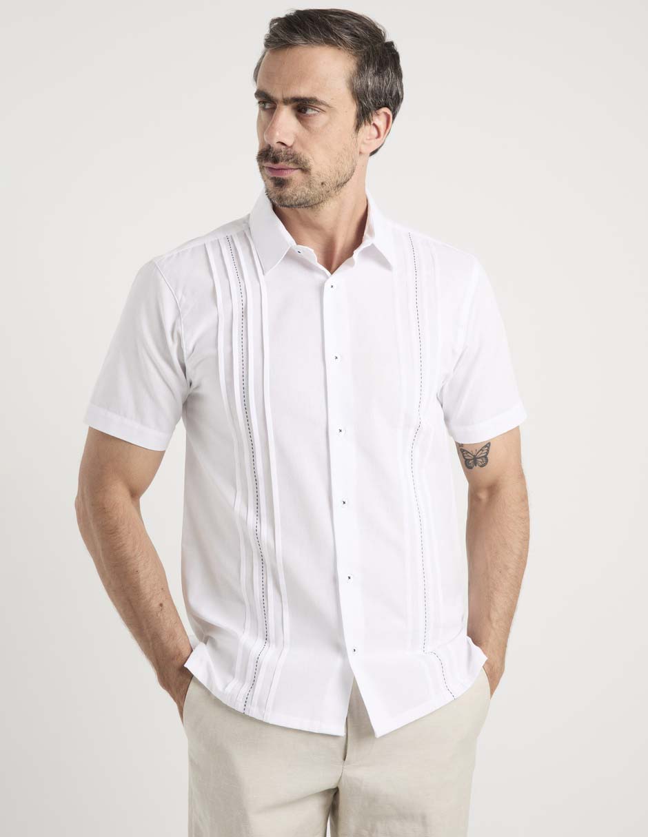 Guayabera manga corta para hombre Guayabera manga corta para hombre