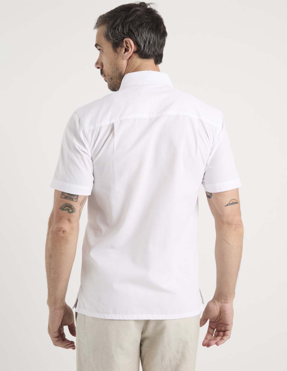 Guayabera manga corta para hombre 6