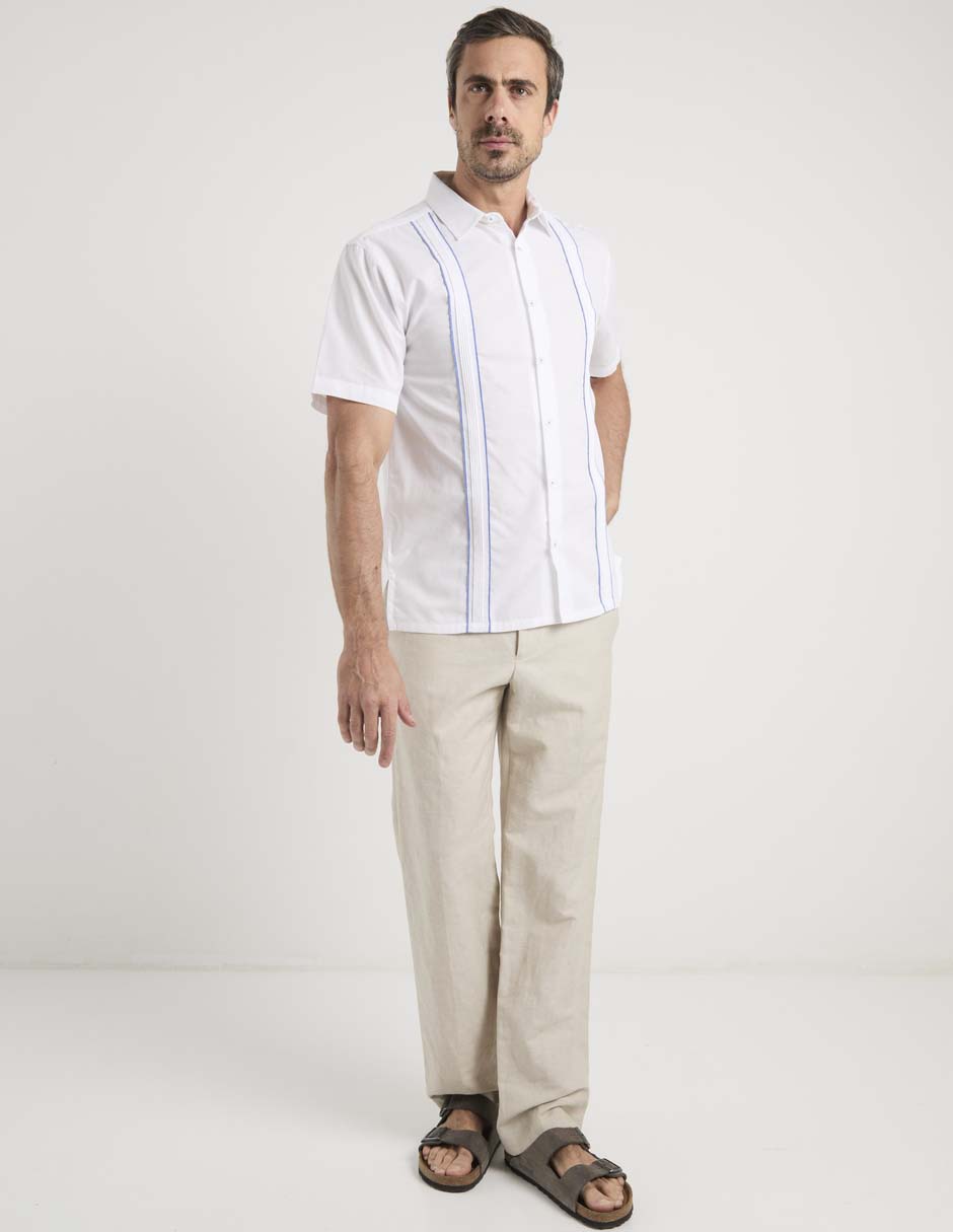 Guayabera manga corta para hombre 2