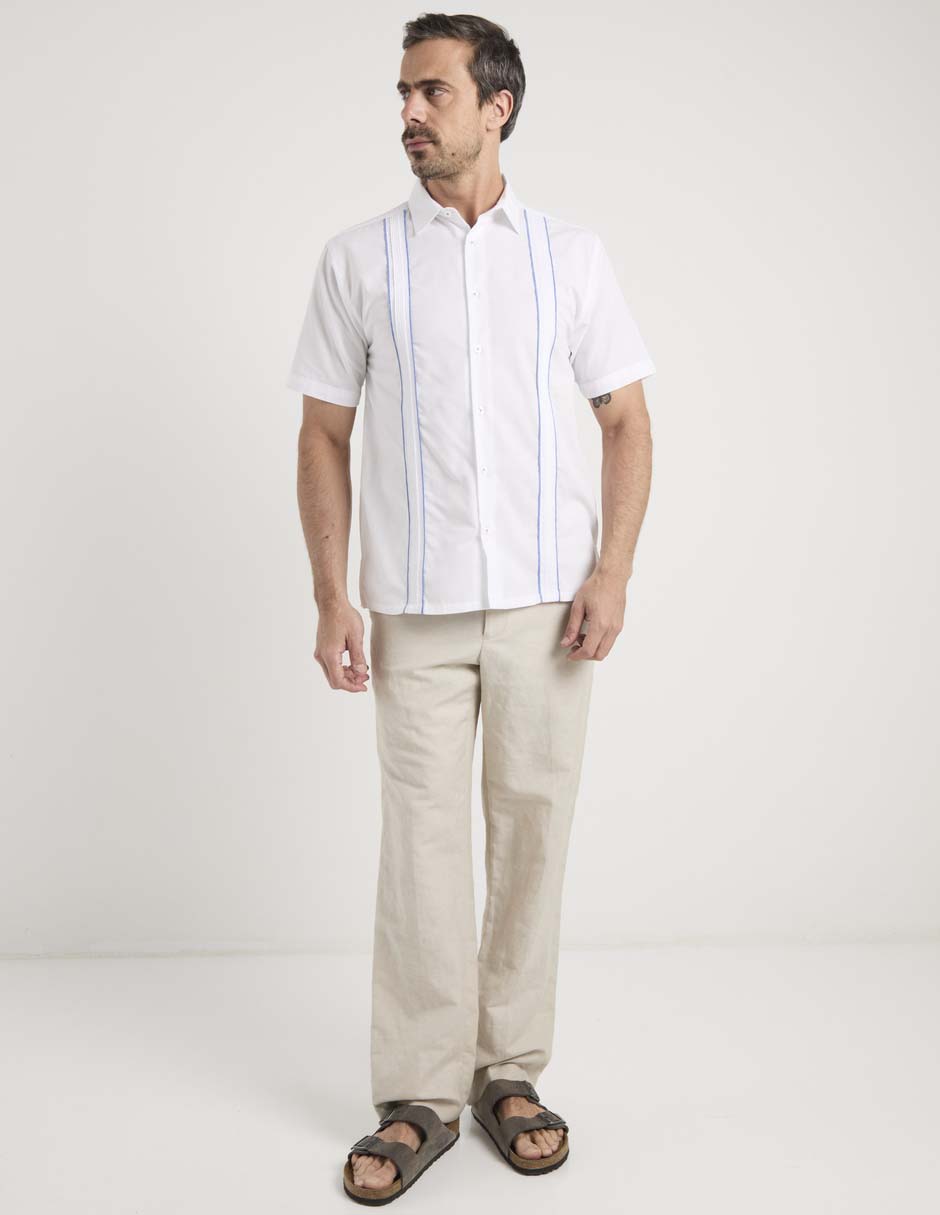 Guayabera manga corta para hombre 3