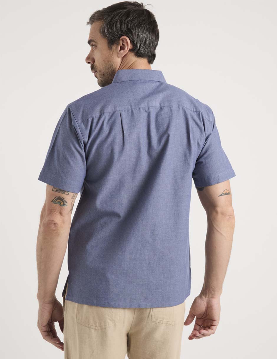 Guayabera manga corta para hombre 6
