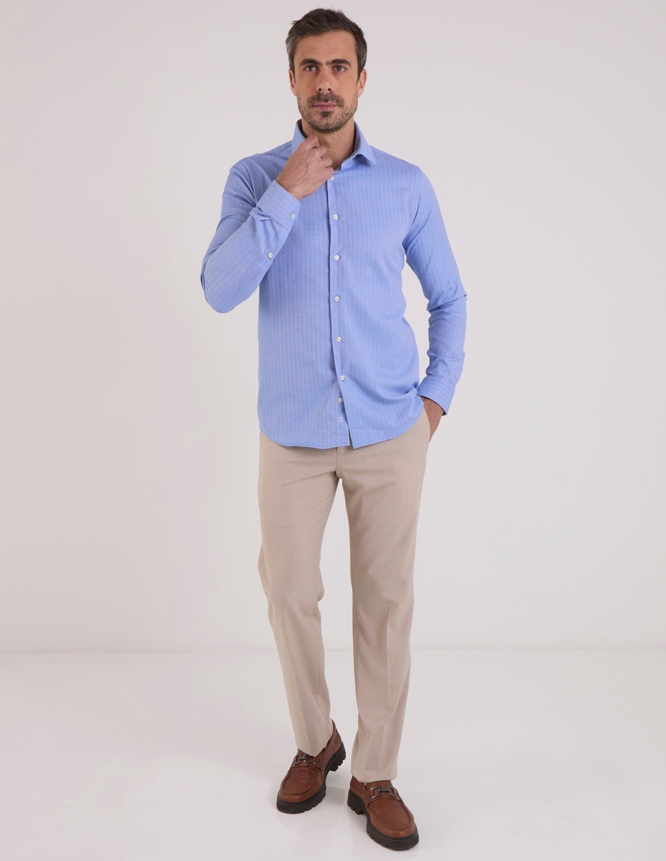 Camisa de vestir manga larga para hombre 3