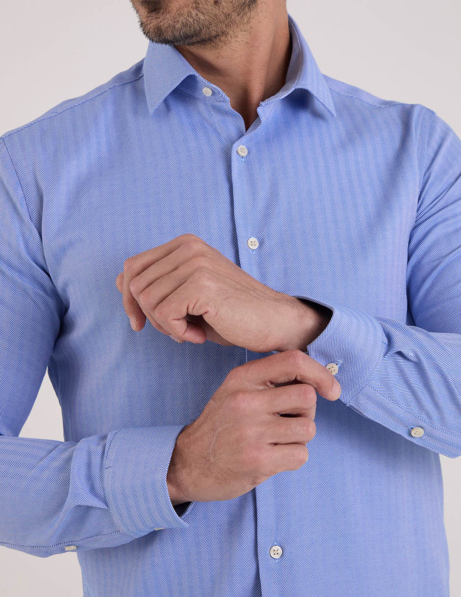Camisa de vestir manga larga para hombre 5