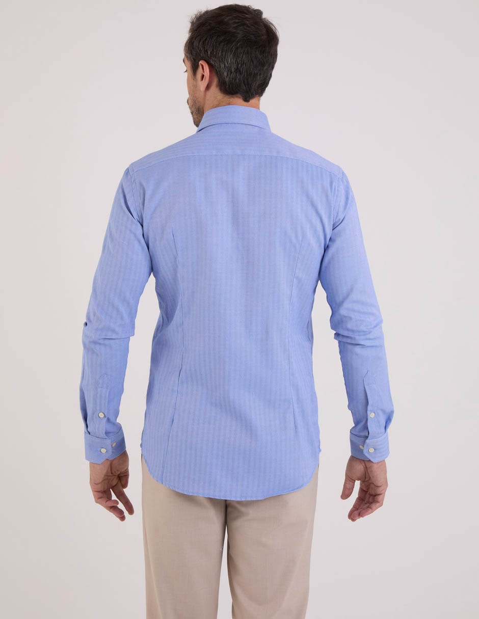 Camisa de vestir manga larga para hombre 6