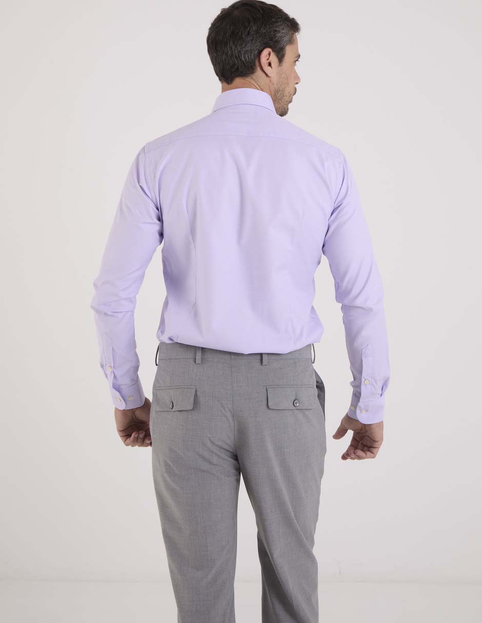 Camisa de vestir manga larga para hombre 6