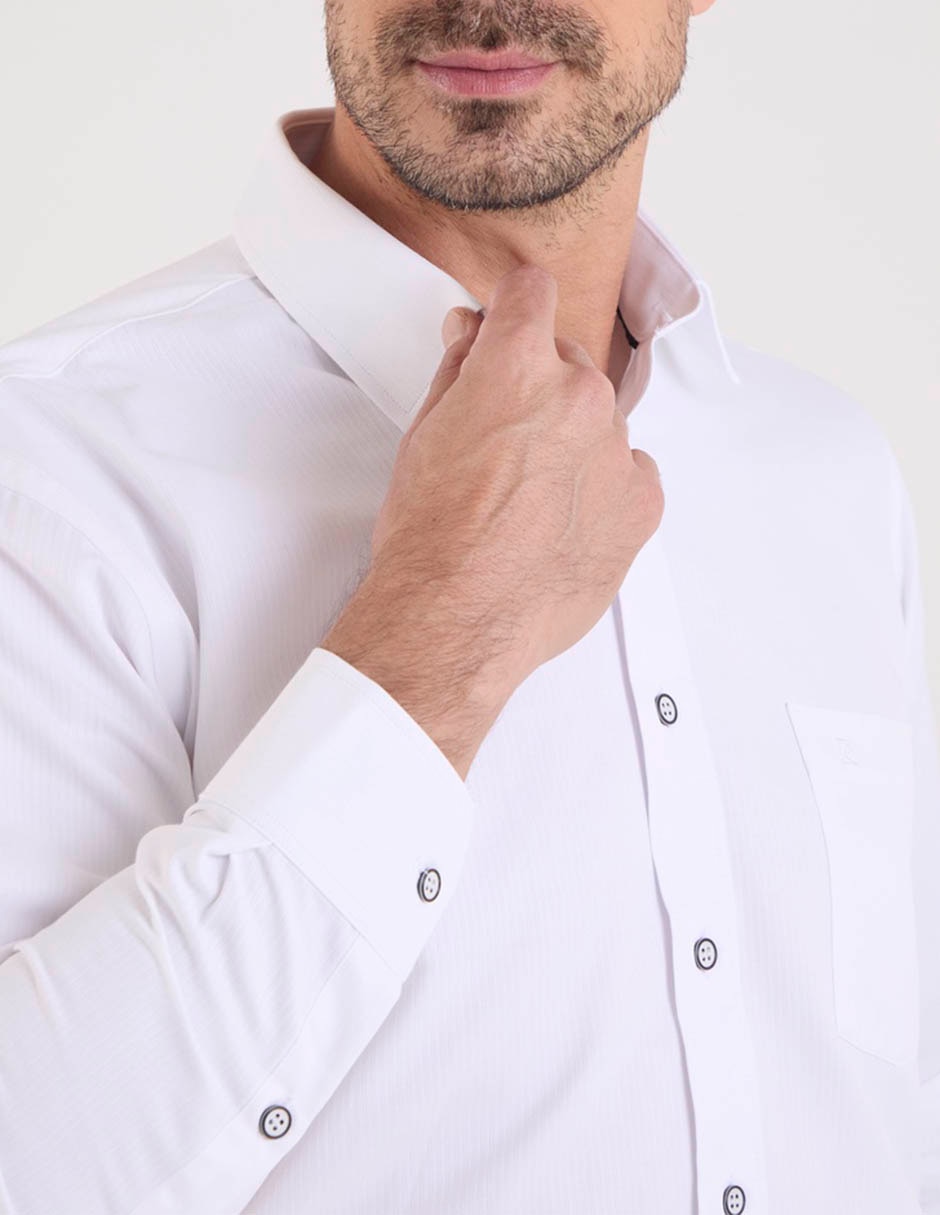 Camisa de vestir manga larga para hombre 4
