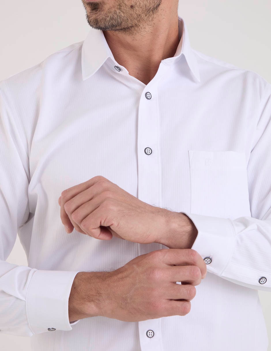 Camisa de vestir manga larga para hombre 5