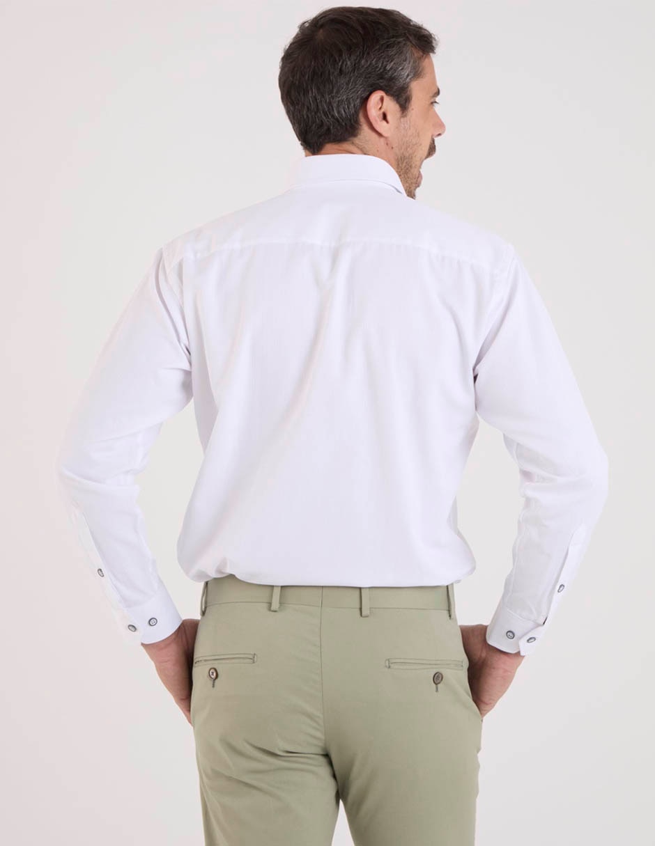 Camisa de vestir manga larga para hombre 6